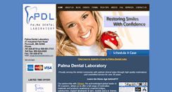 Desktop Screenshot of palmadentallaboratory.com